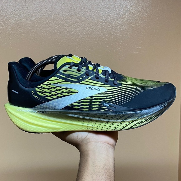 Brooks Other - Brooks Hyperion Max Men’s Running Sneakers “Black Blazing Yellow White” Size 11